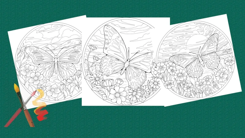 Butterfly Coloring Pages