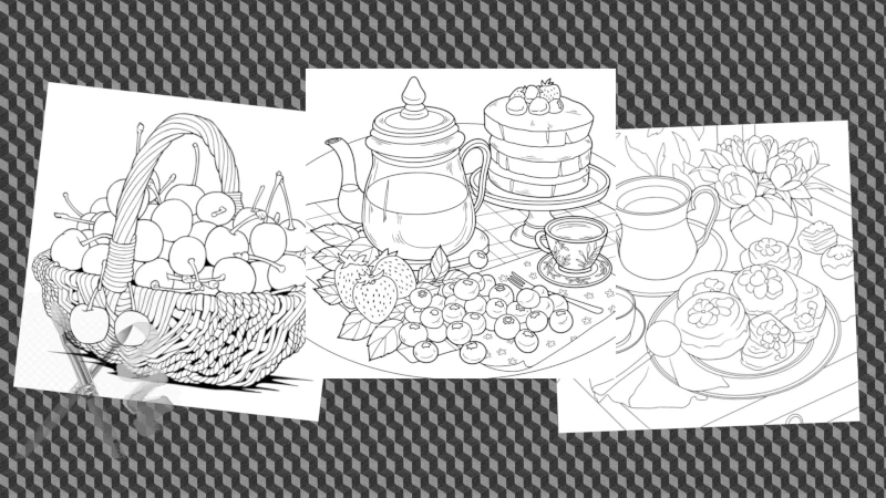 Delicious Food Coloring Pages