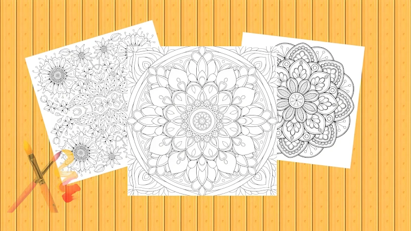 Mandalas coloring pages