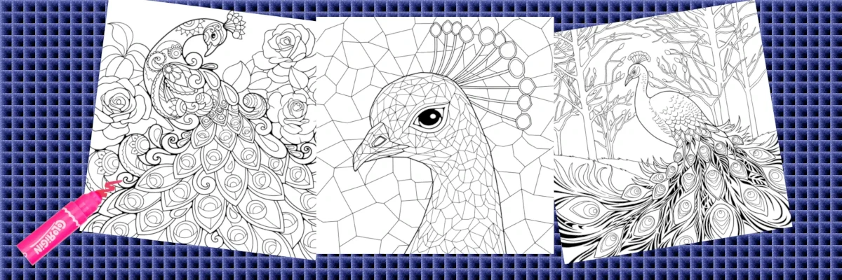 Peacock Coloring Pages