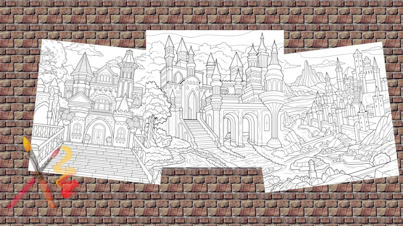 Architecture Coloring Pages