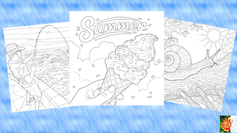 Summer Coloring Pages