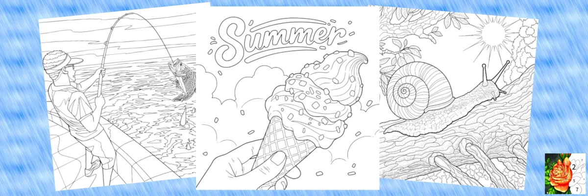 Summer Coloring Pages