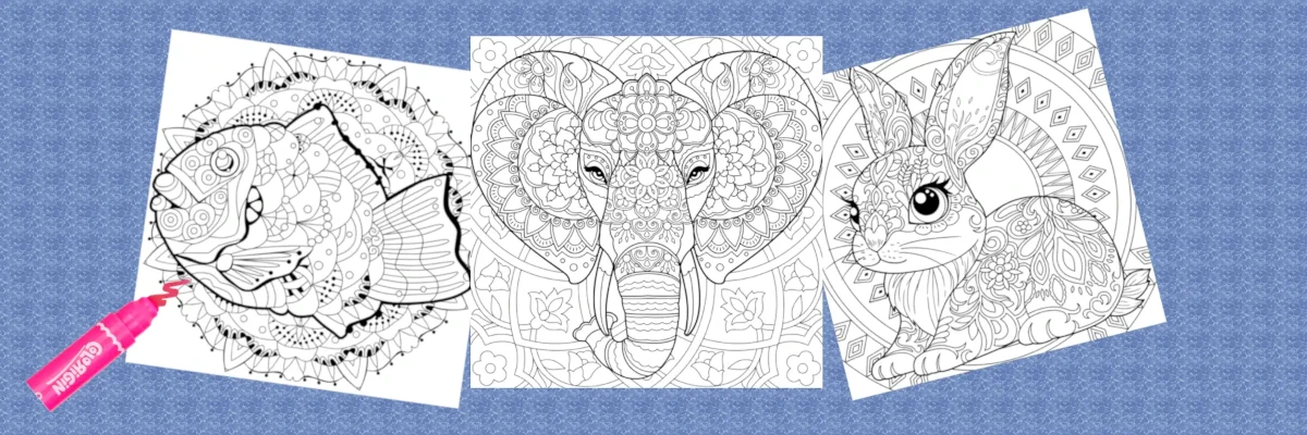 Zentangle Coloring Pages
