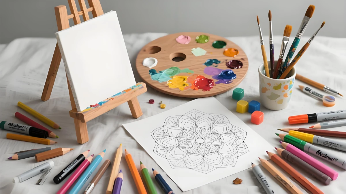 Coloring tools for mandalas