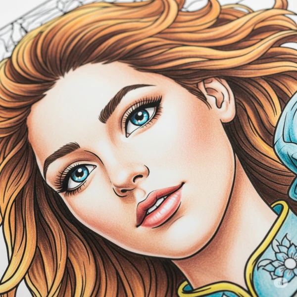 Smooth coloring example